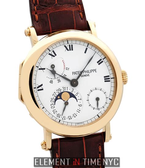 patek philippe power reserve moon phase 5054j|Pre.